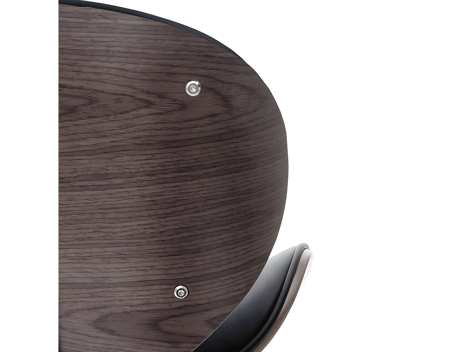 Barkruk Arklow,  grijs, kunstleer zwart