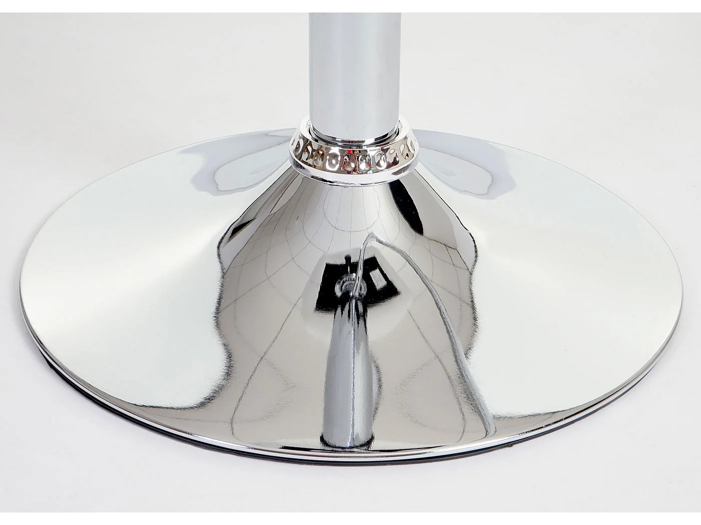 Stołek barowy Arklow,  szary, sztuczna skóra czarny