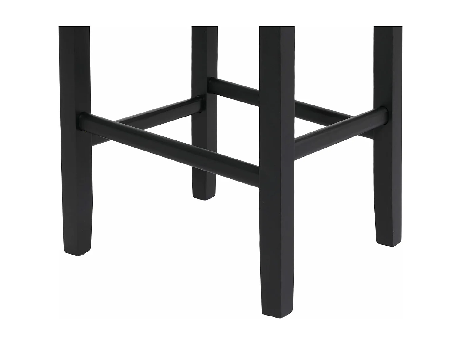 Tabouret de bar Vicenza (lot de 2),  marron/pieds foncés