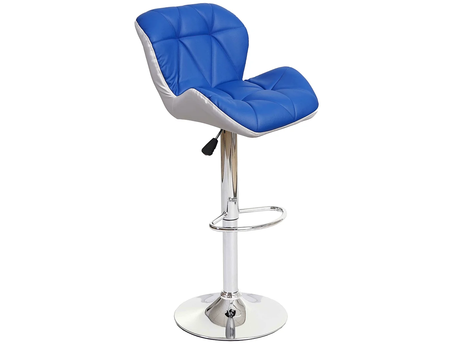 Taburete de bar MCW-A92,  azul