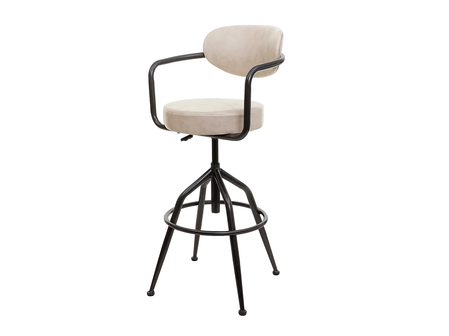 Tabouret de bar MCW-H10f,  vintage beige