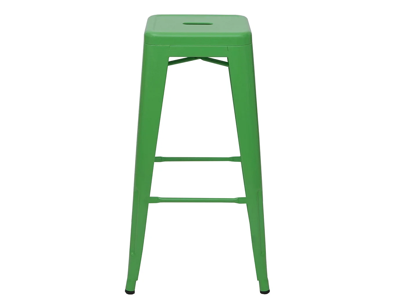 Tabouret de bar MCW-A73 Métal empilable,  vert