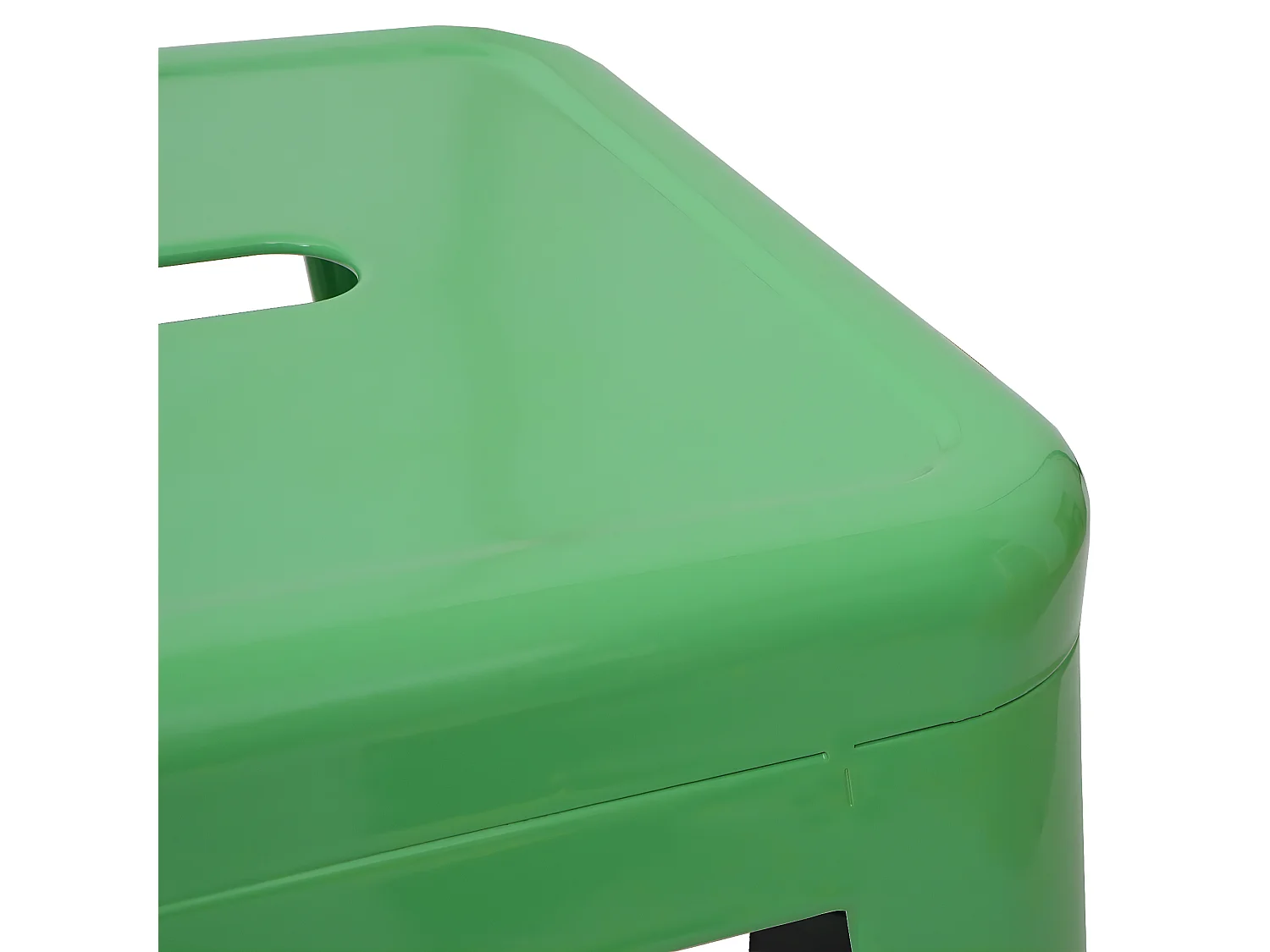 Tabouret de bar MCW-A73 Métal empilable,  vert