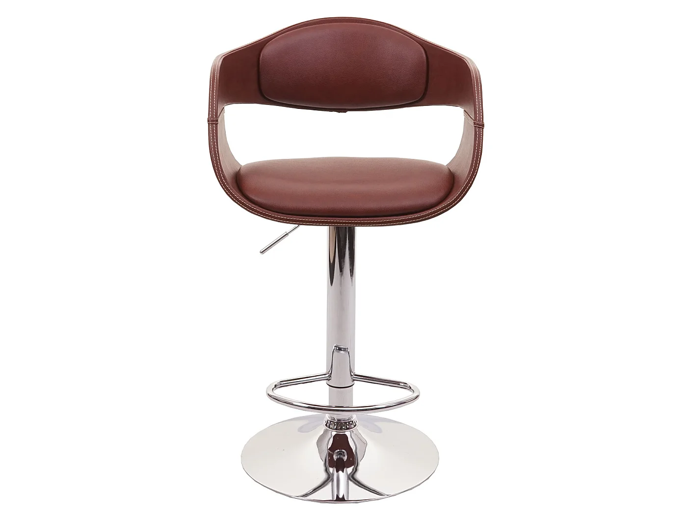 Tabouret de bar MCW-A47b,  marron