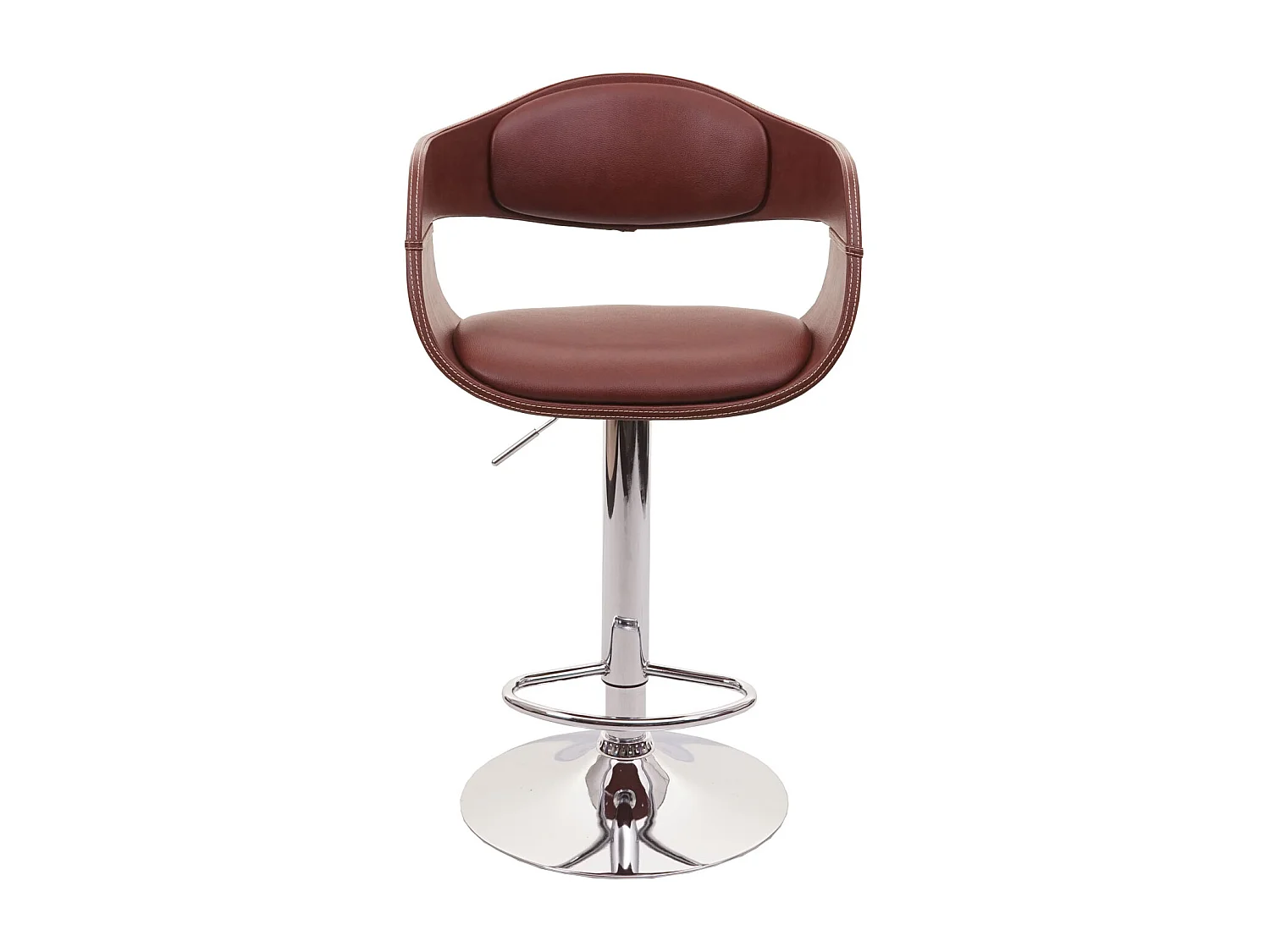 Stołek barowy MCW-A47b,  brązowy