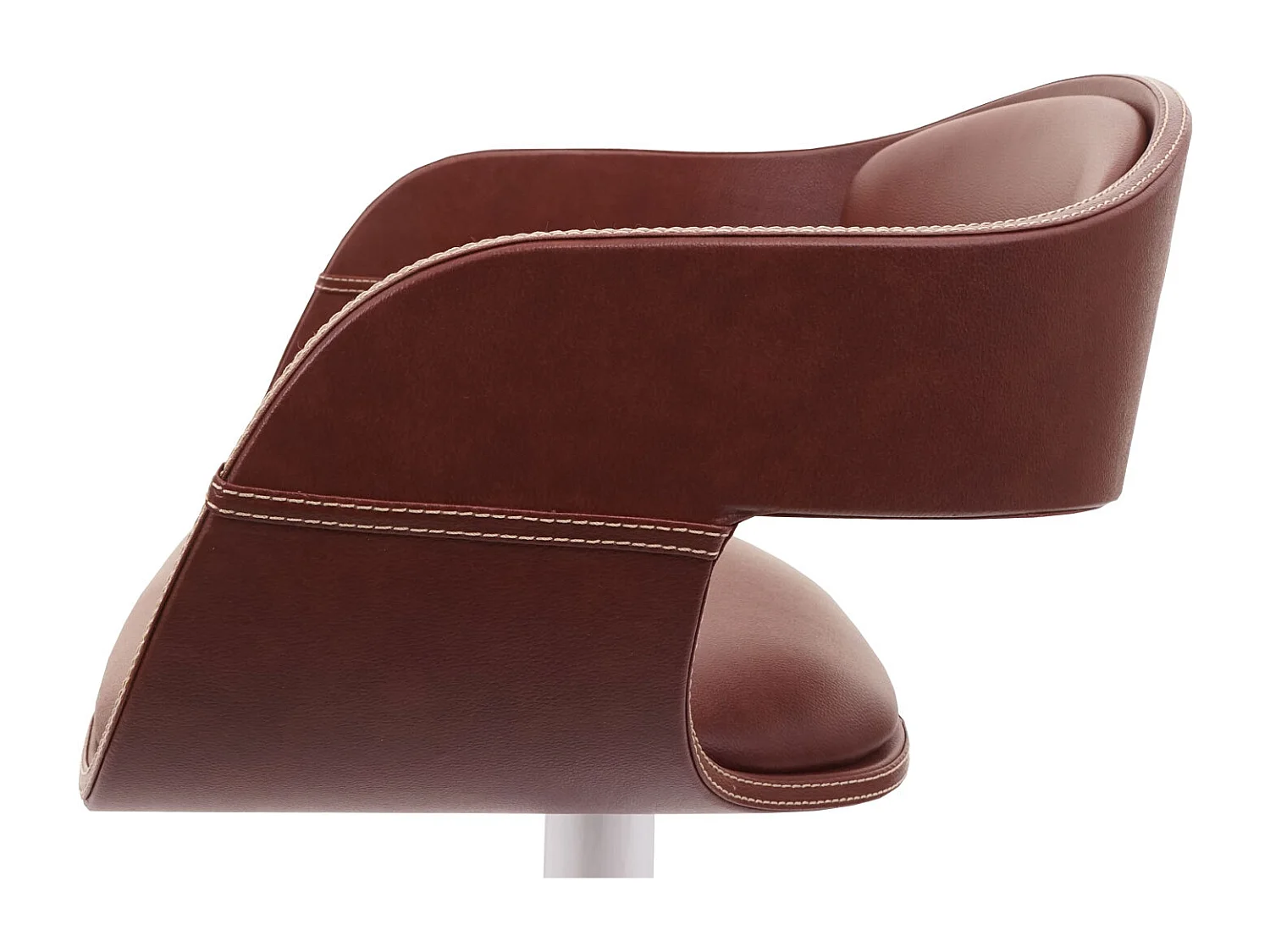 Stołek barowy MCW-A47b,  brązowy