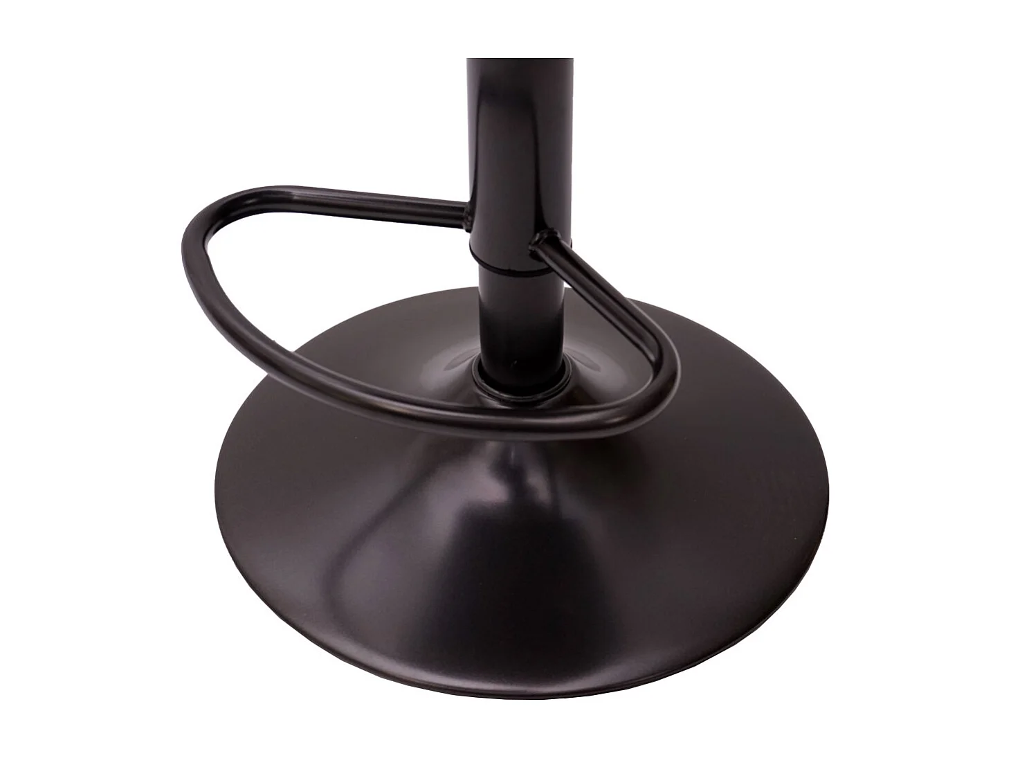 Stołek barowy MCW-H10b (zestaw 2 szt.),  vintage czarno-kremowy