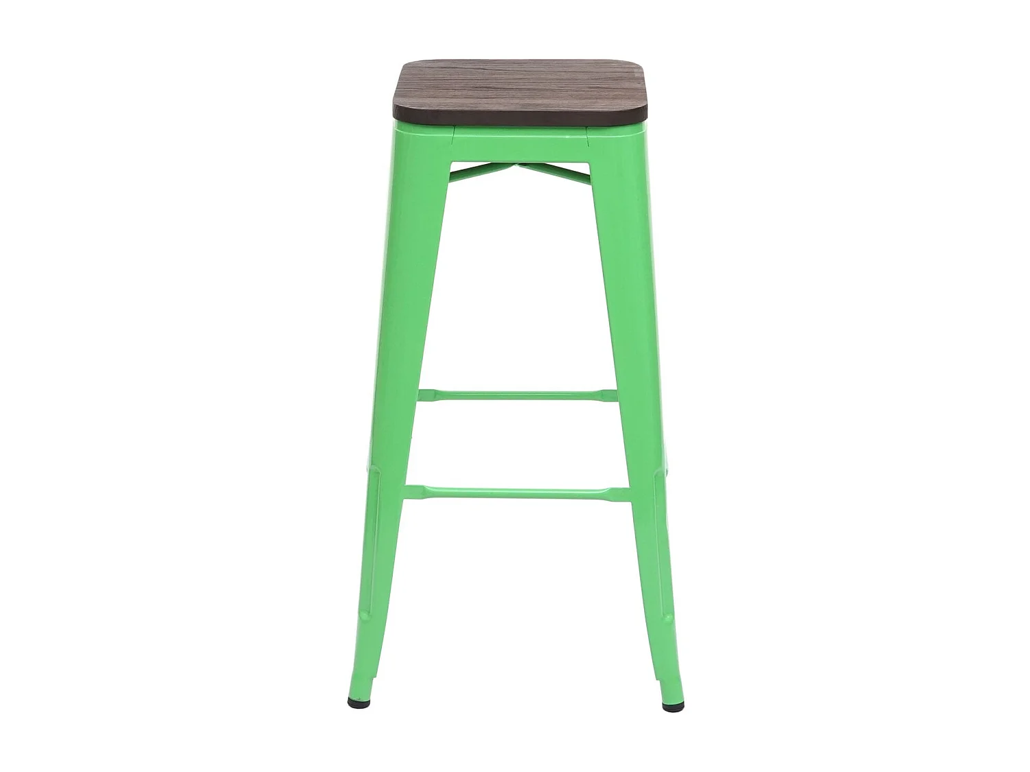 Banco de bar MCW-A73 (conjunto de 4),  verde