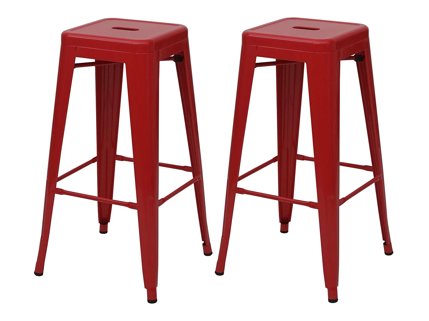 Barkruk MCW-A73 (set van 2),  rood