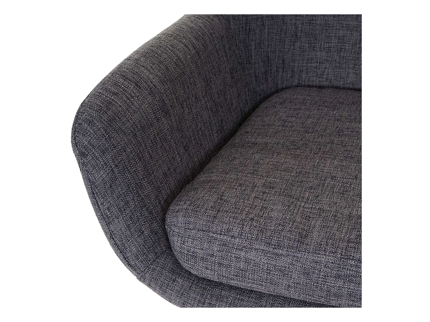 Stołek barowy Vaasa T381,  tekstylny, szary