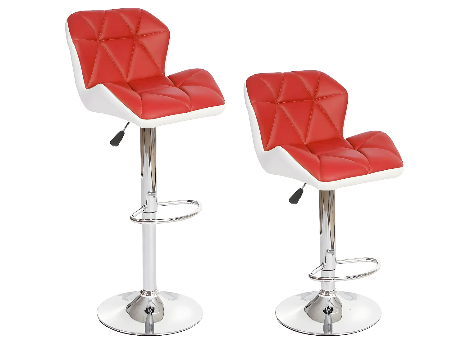 Barkruk MCW-A92 (set van 2),  rood