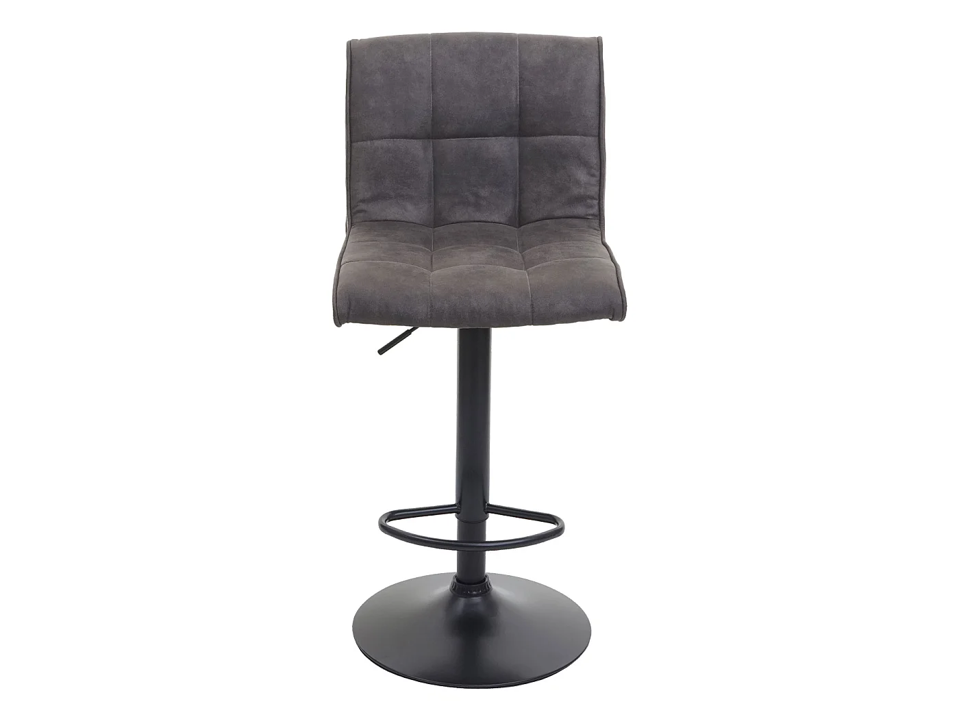 Stołek barowy MCW-B13,  vintage ciemnoszary