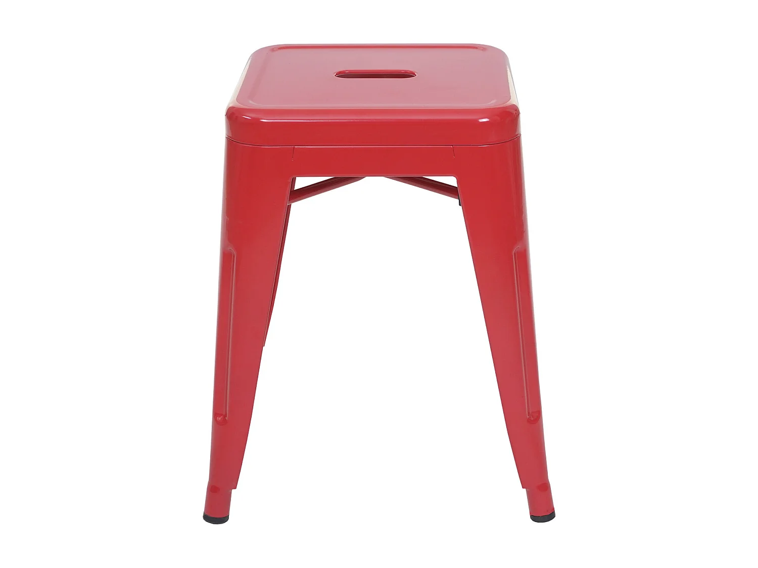 2x tabouret MCW-A73,  rouge