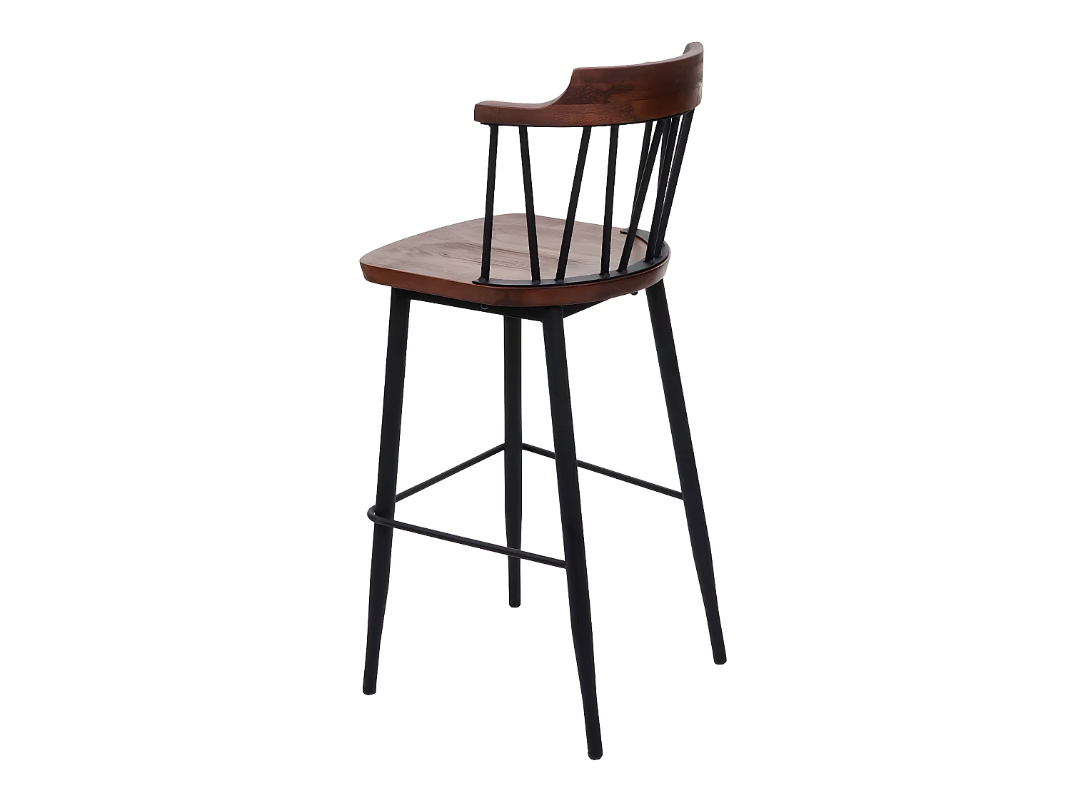 Tabouret de bar MCW-G69b (lot de 2),  vintage marron