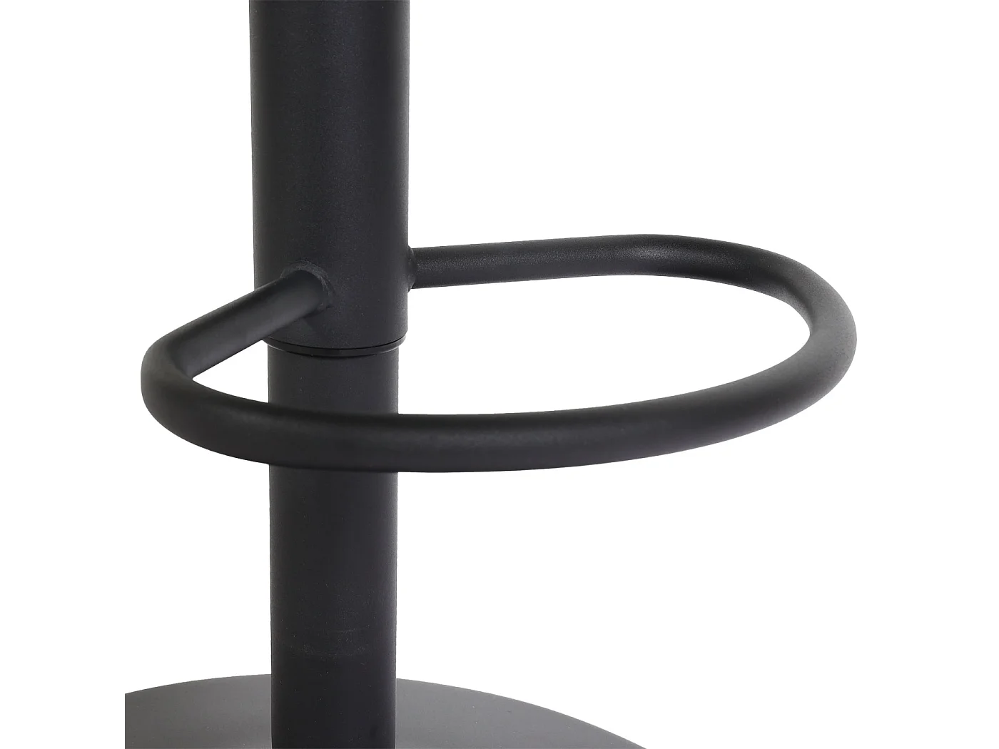 Tabouret de bar MCW-M67 (lot de 2),  bordeaux pied noir