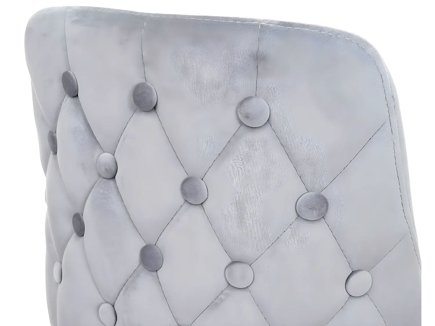 Tabouret de bar MCW-E70 (lot de 2) Velours,  gris