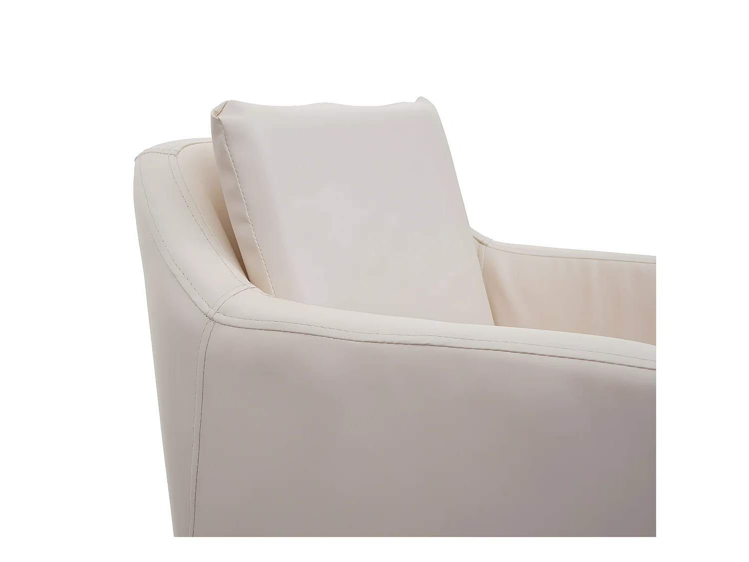 MCW-H93 barkruk (set van 2),  kunstleer crème-beige