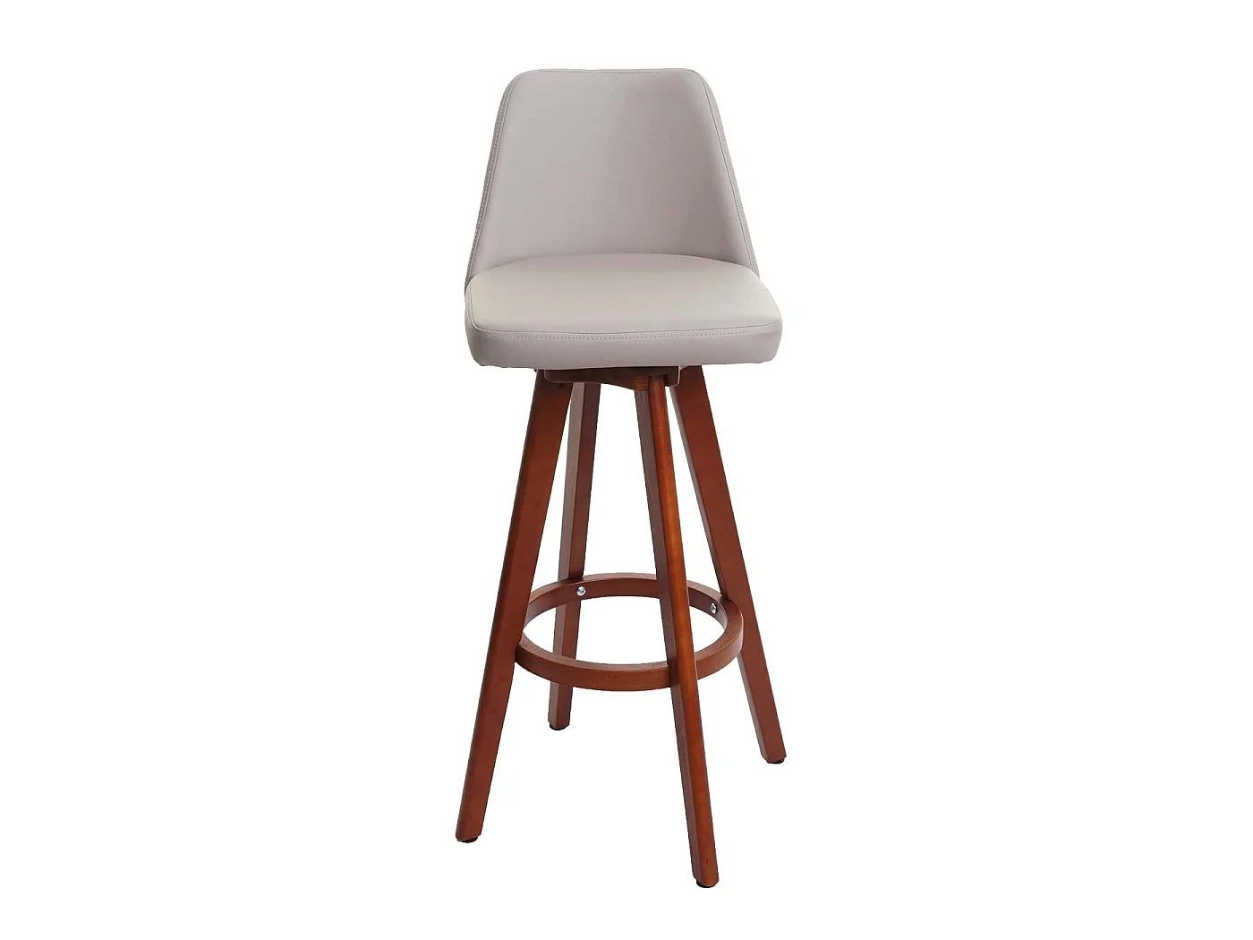 Banco de bar giratório MCW-C43,  taupe