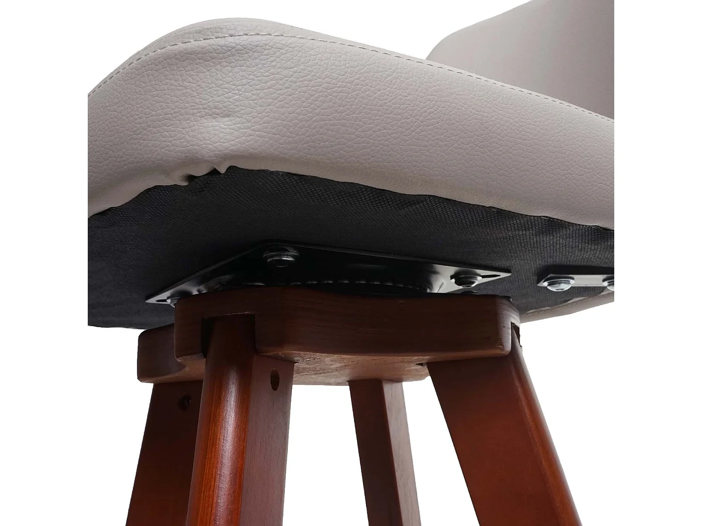 Banco de bar giratório MCW-C43,  taupe