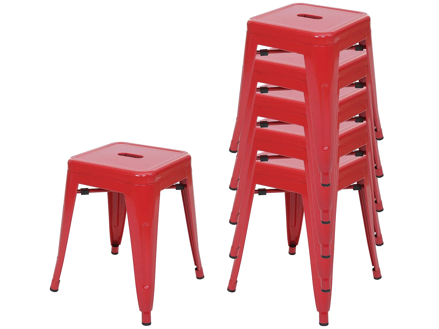 Kruk MCW-A73 metaal (set van 6),  rood