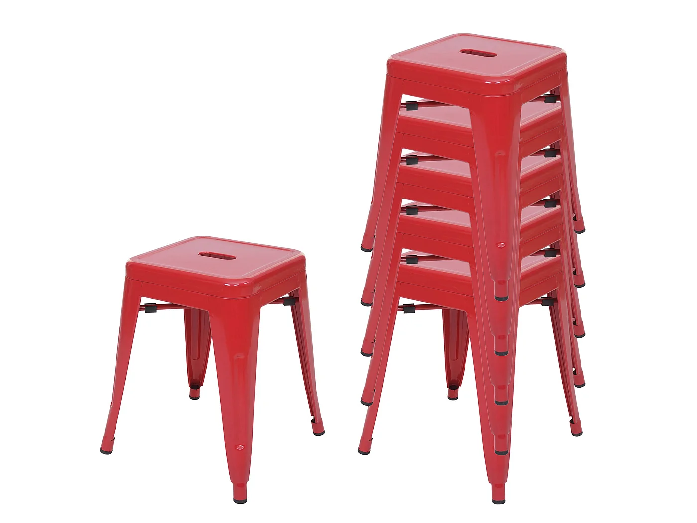 Kruk MCW-A73 metaal (set van 6),  rood