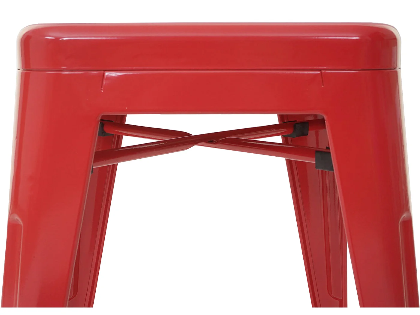 MCW-A73 Metal Stools (set of 6),  red