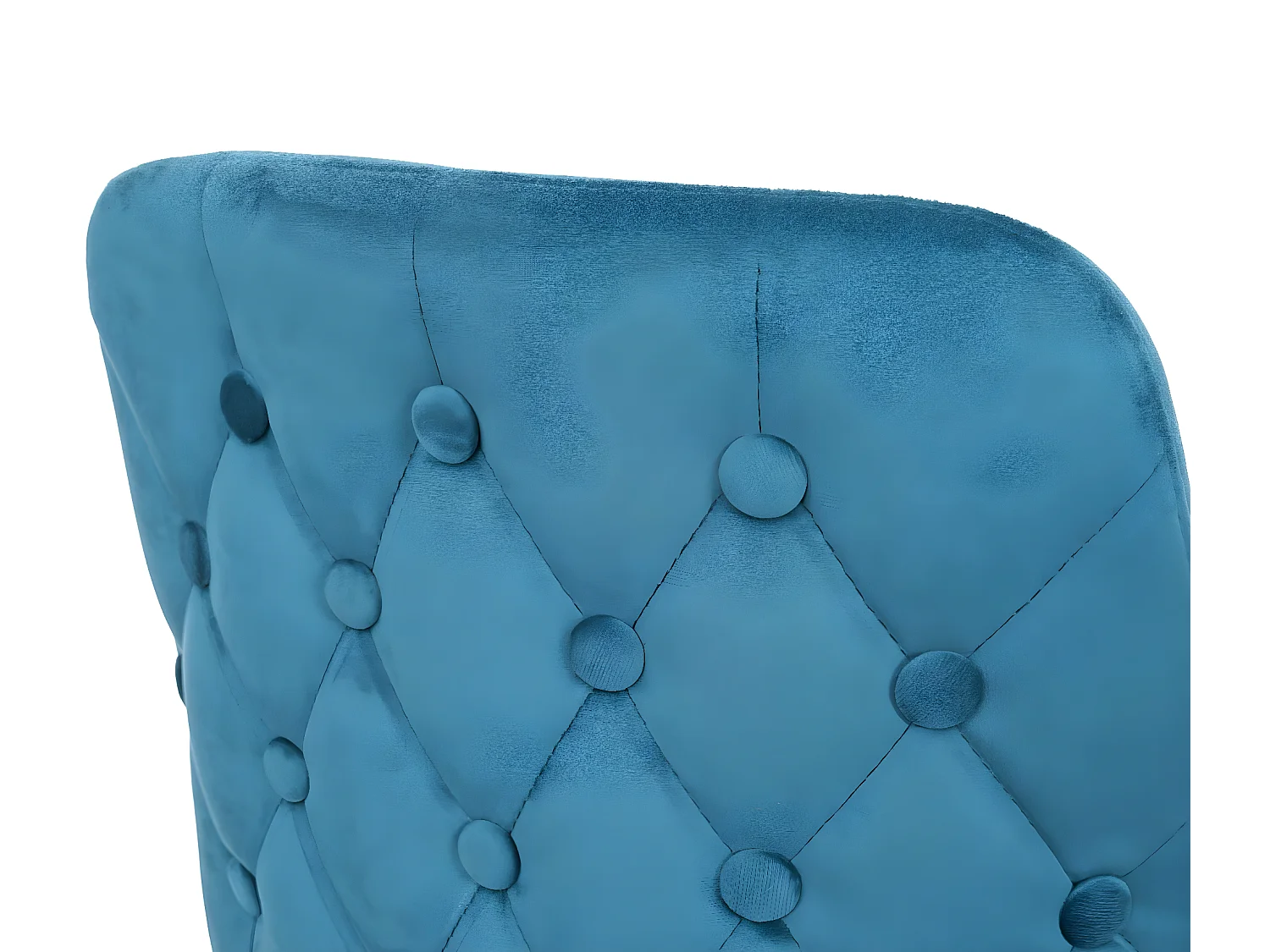 Coppia sgabelli sedie eleganti retrò rombi bar poggiapiedi MCW-E70 velluto petrolio