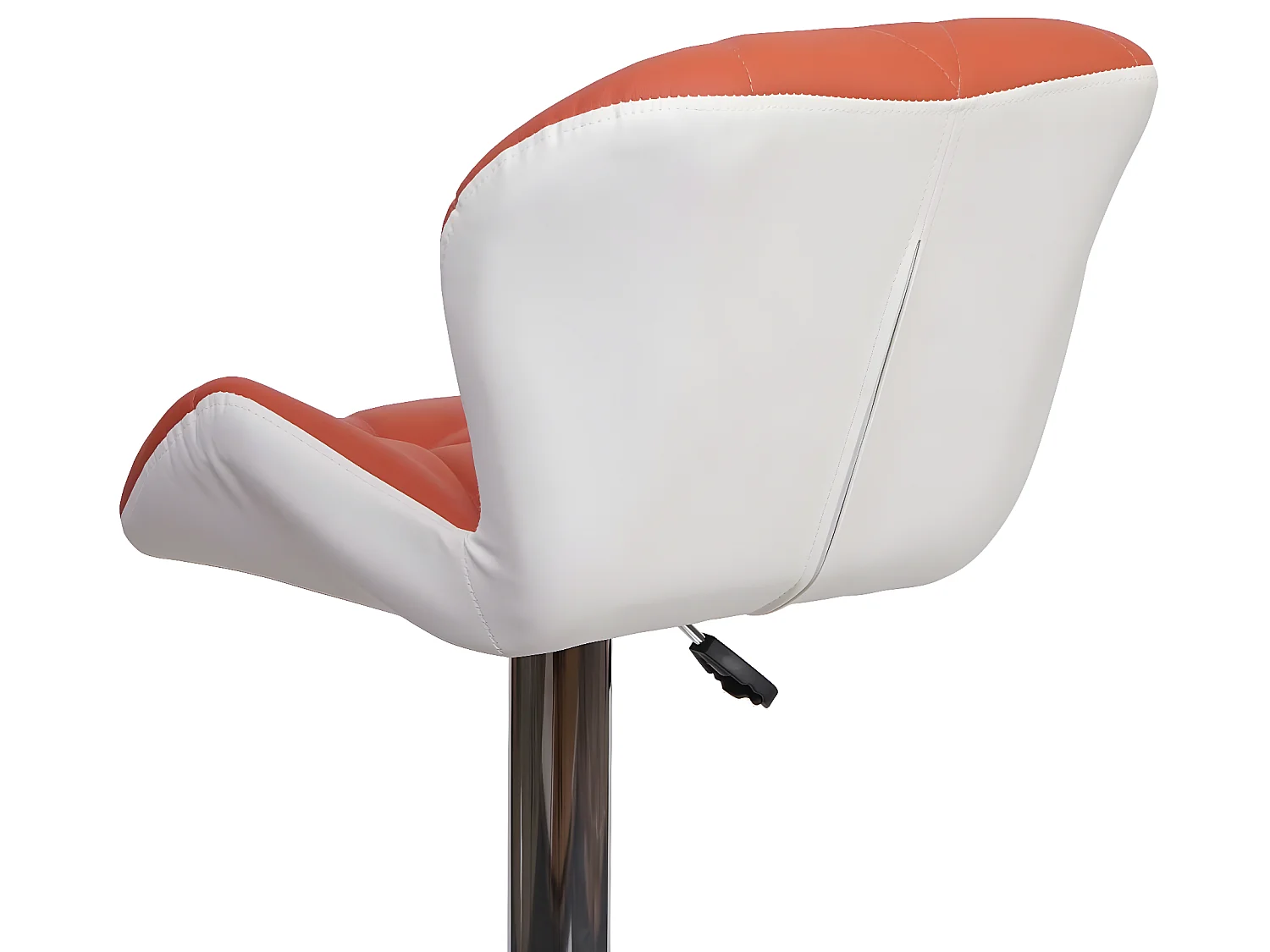 Tabouret de bar MCW-A92,  couleur terre cuite