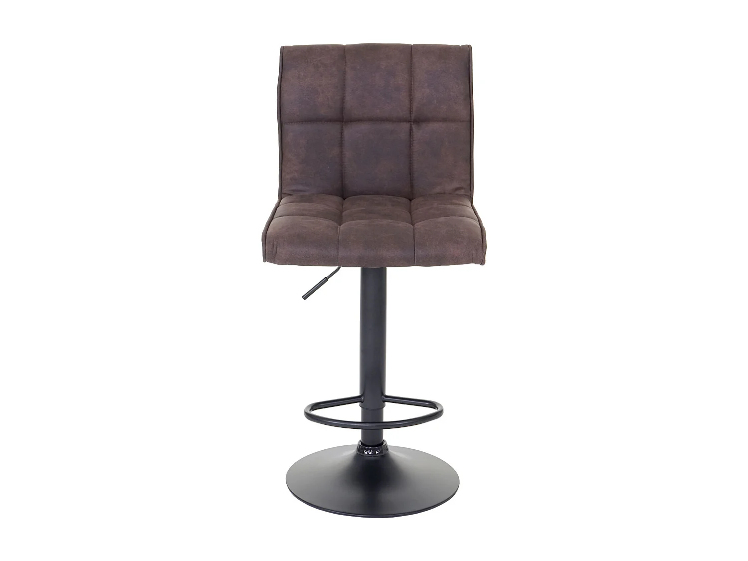 Tabouret de bar MCW-B13 (lot de 2),  vintage brun foncé