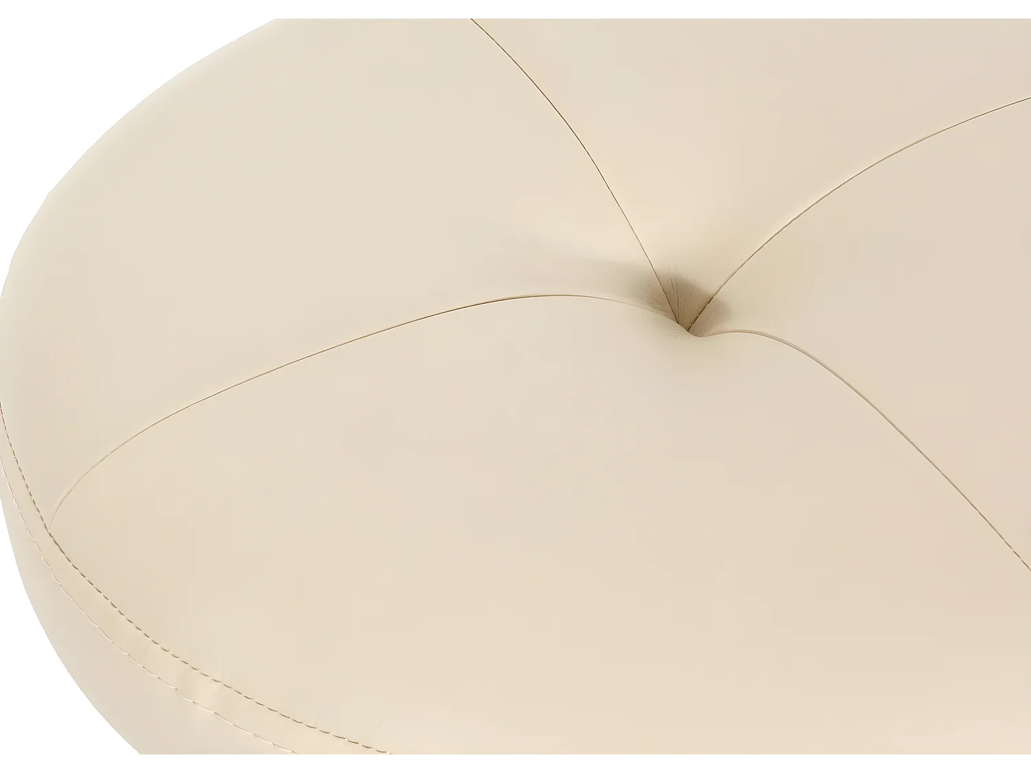 Tabouret de bar Boras pivotant,  crème, pieds clairs