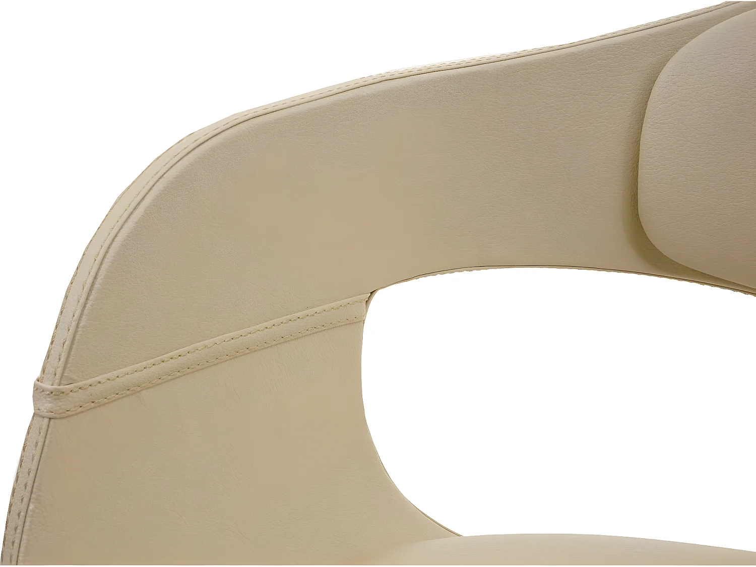 Tabouret de bar MCW-A47b,  crème