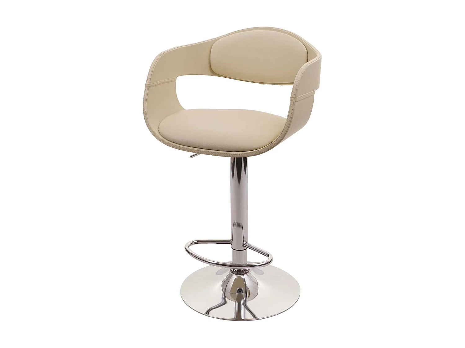 Taburete de bar MCW-A47b,  crema