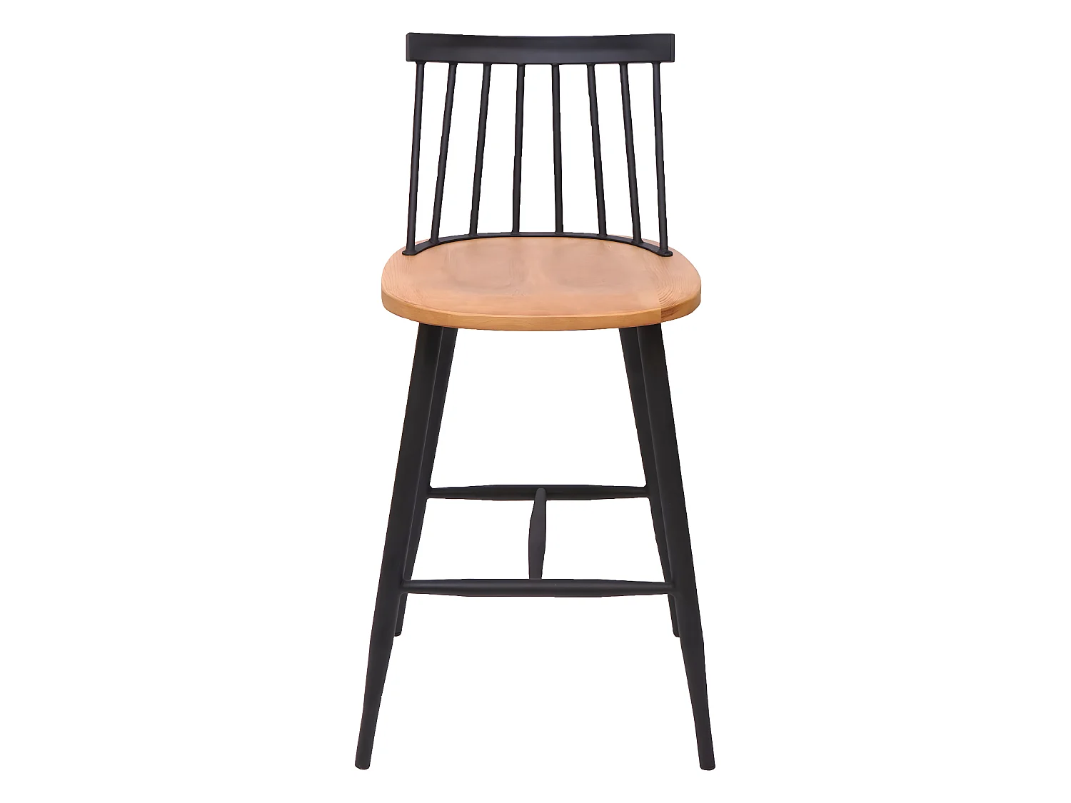 Tabouret de bar MCW-G69 (lot de 2),  nature