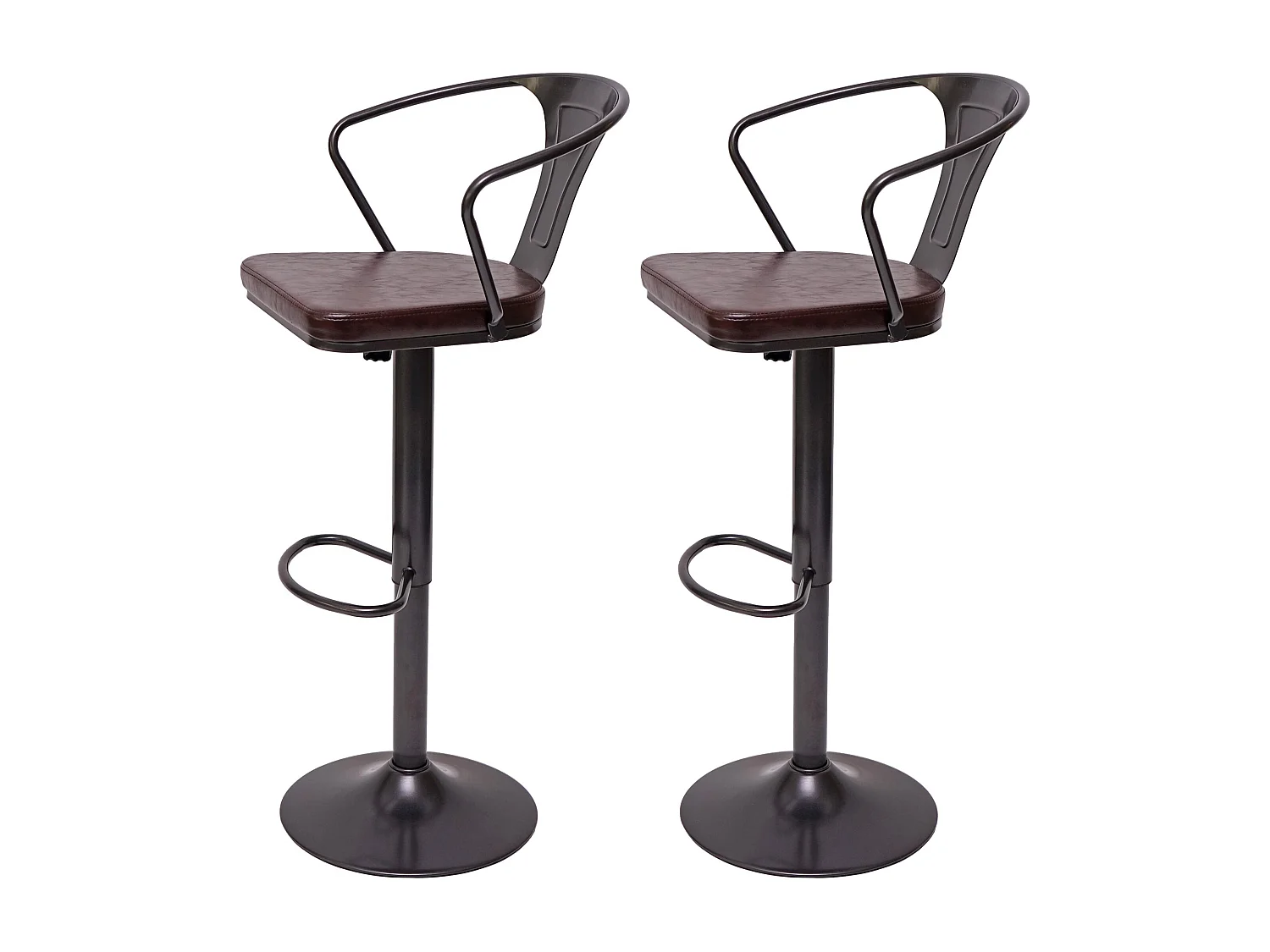 Stołek barowy MCW-H10b (zestaw 2 szt.),