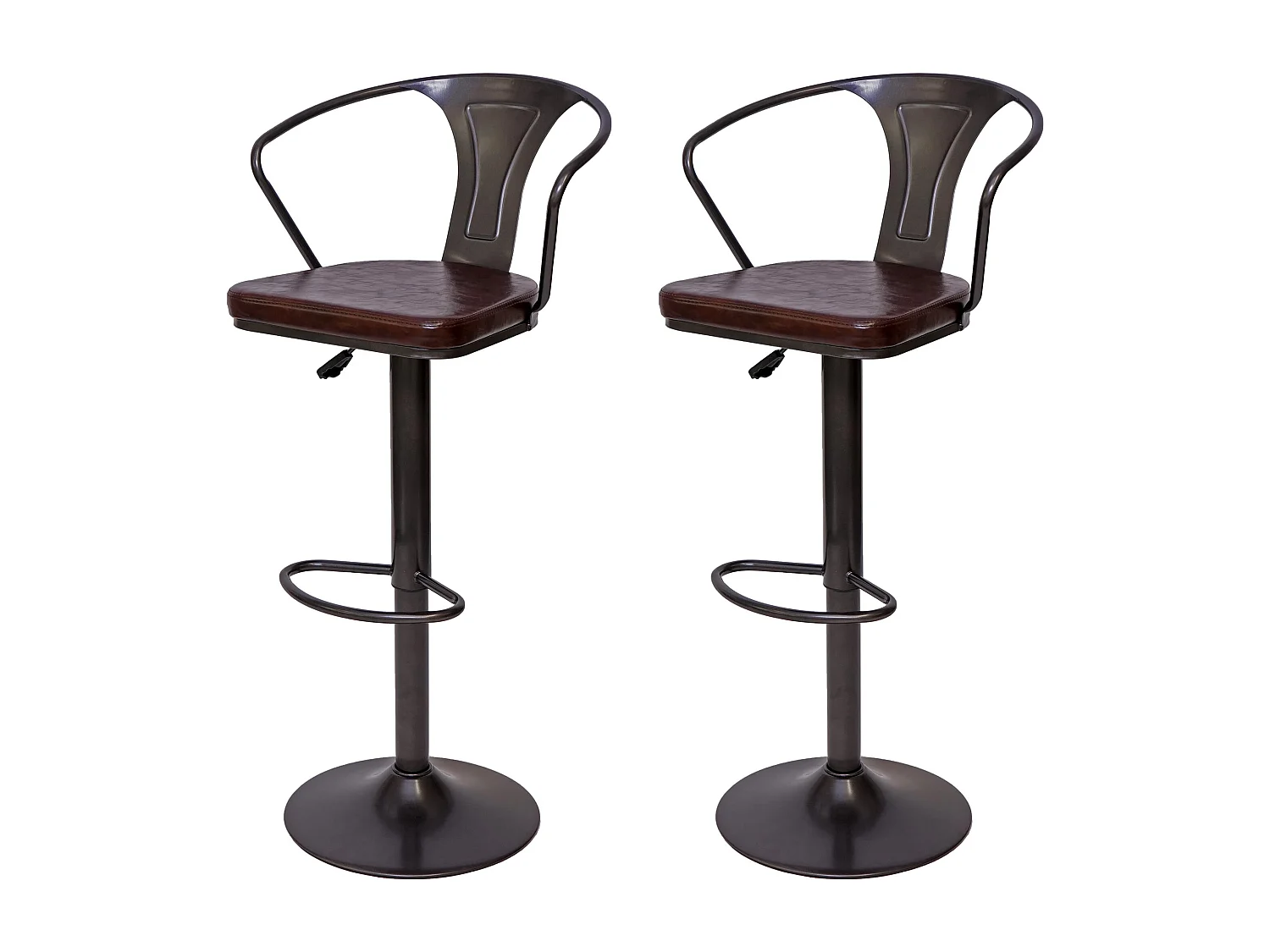 Stołek barowy MCW-H10b (zestaw 2 szt.),