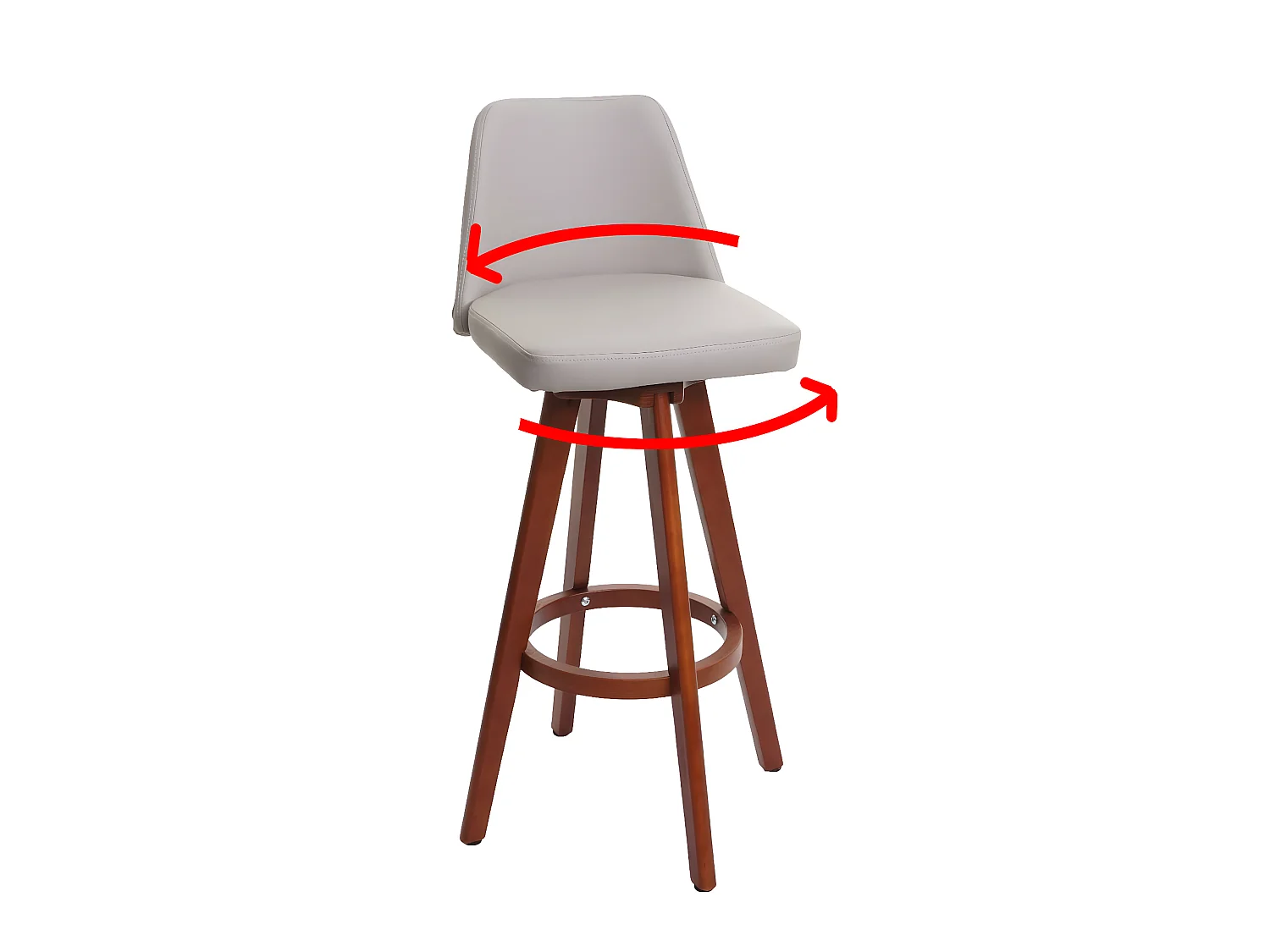 MCW-C43 barkruk (set van 2),  taupe