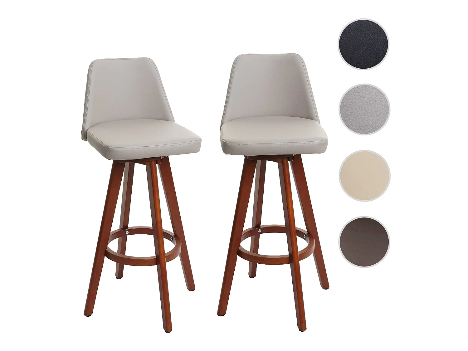 MCW-C43 barkruk (set van 2),  taupe