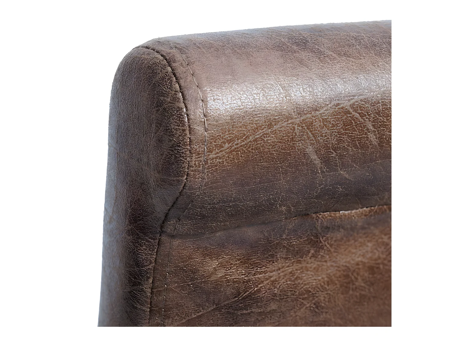 Tabouret de bar MCW-C33,  simli daim, pieds foncés, tissu/textile