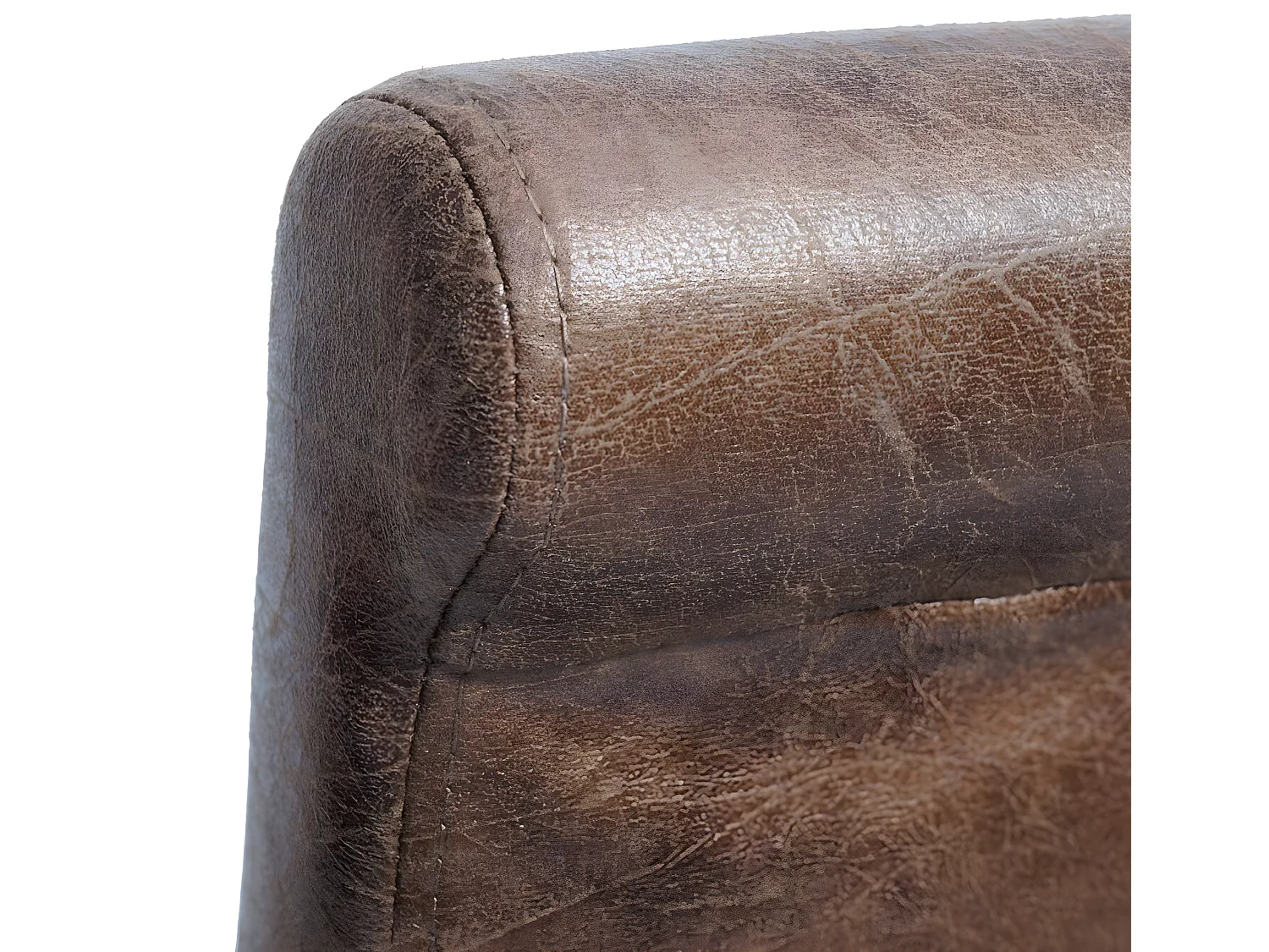 Tabouret de bar MCW-C33,  simli daim, pieds foncés, tissu/textile