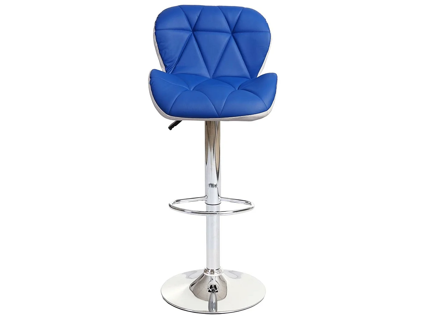 Taburete de bar MCW-A92 (set de 2),  azul