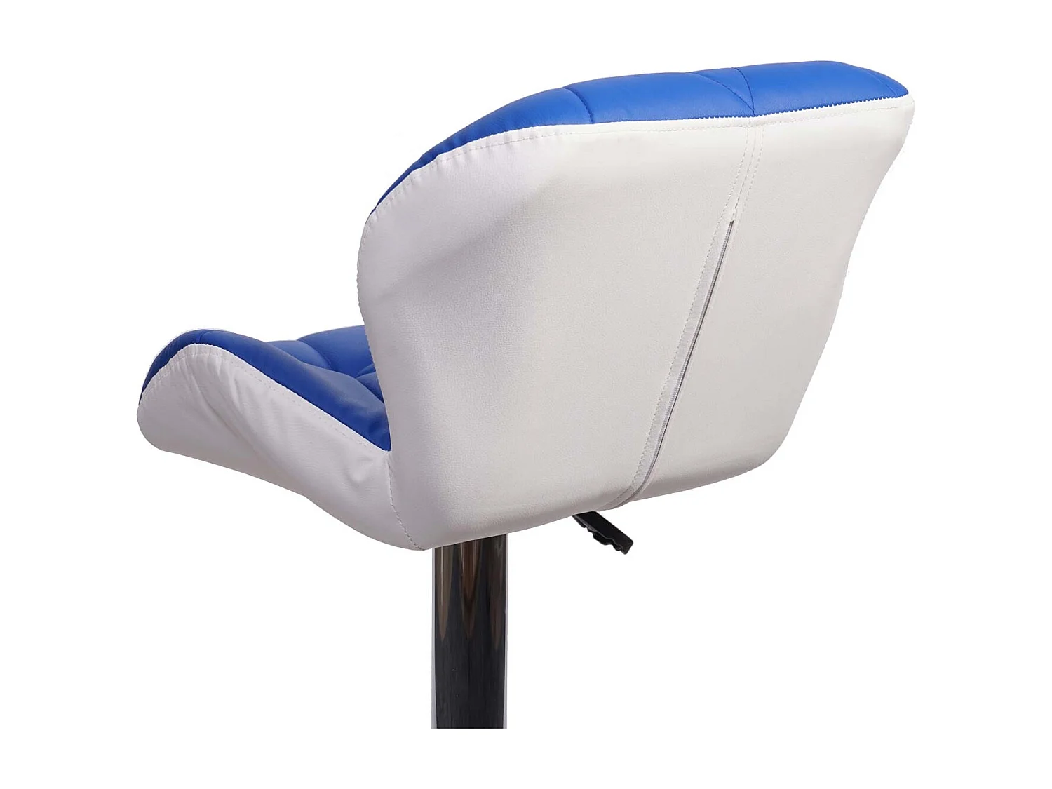 Stołek barowy MCW-A92 (zestaw 2 szt.),  niebieski