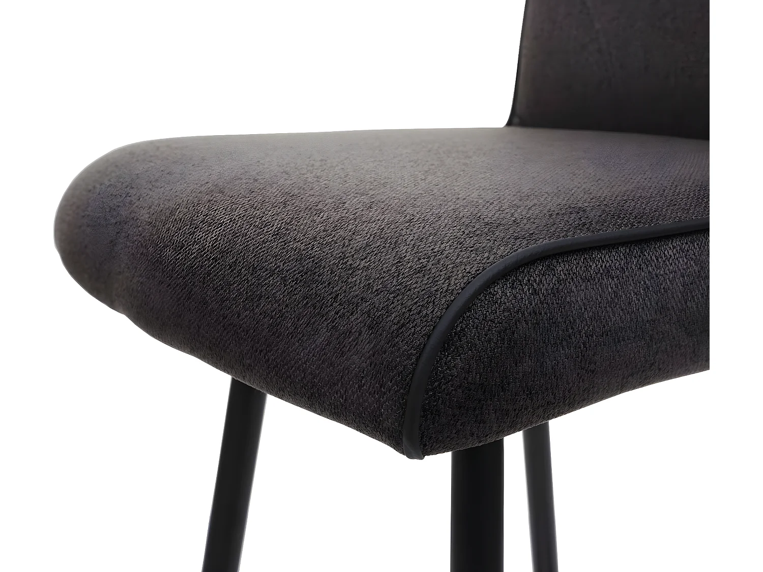 Tabouret de bar MCW-H72 pivotant,  gris-brun