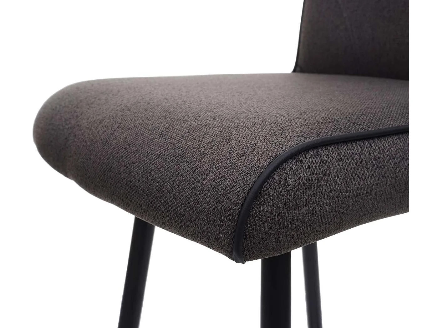 Tabouret de bar MCW-H72 pivotant,  gris-brun