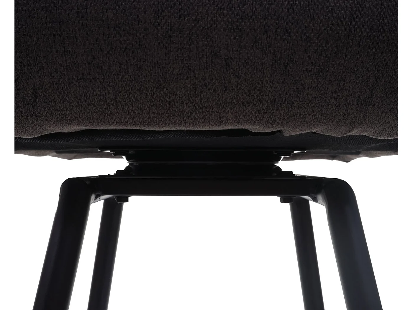 Tabouret de bar MCW-H72 pivotant,  gris-brun