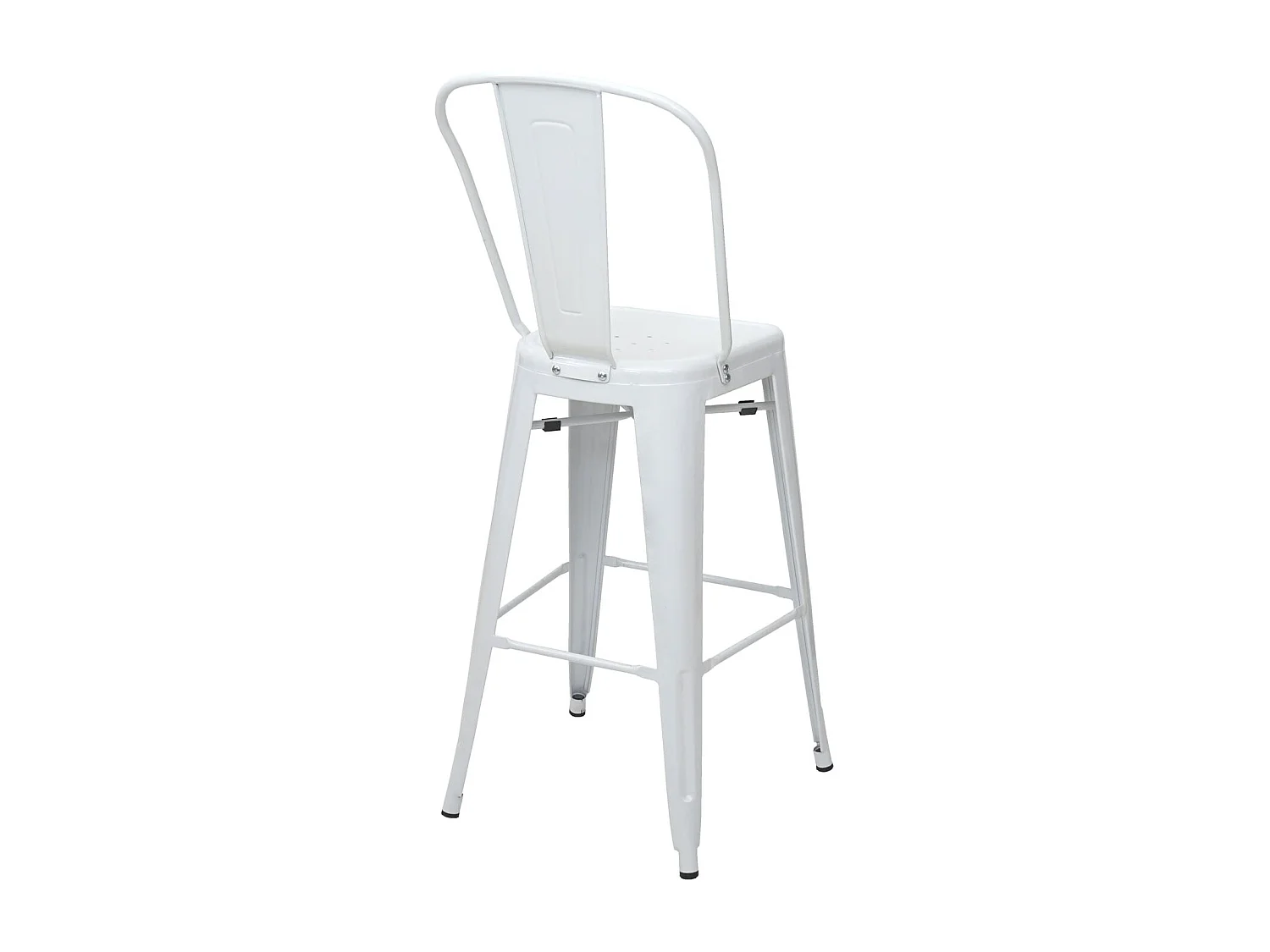 Barhocker MCW-A73 Metall (2er-Set), Weiß