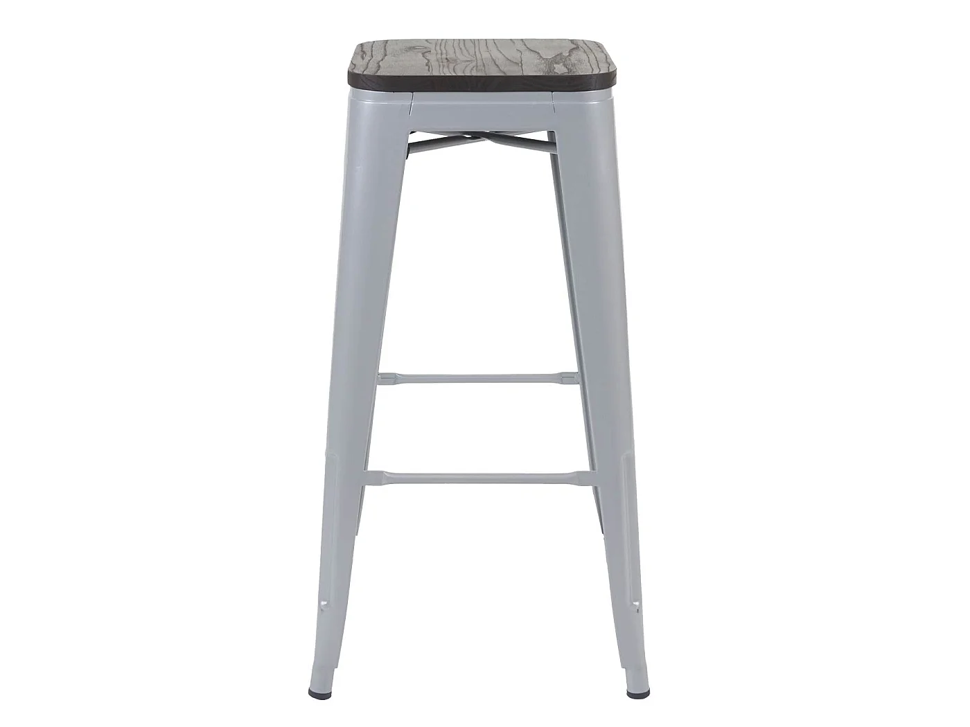 Taburete de bar MCW-A73 (set de 2),  gris