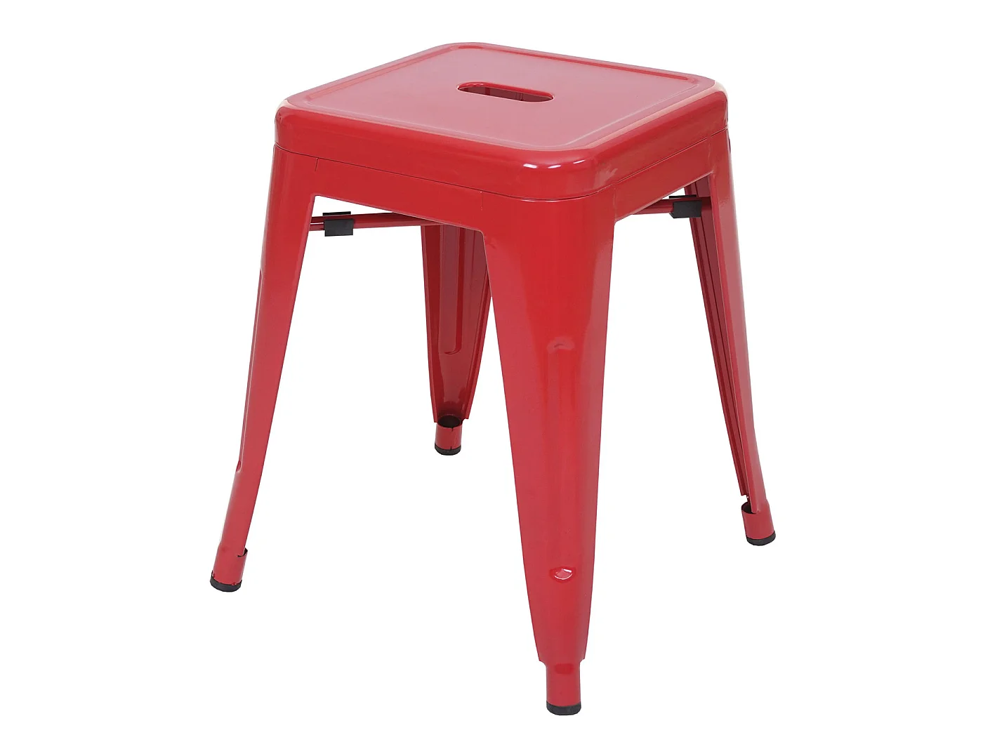 4x tabouret MCW-A73,  rouge