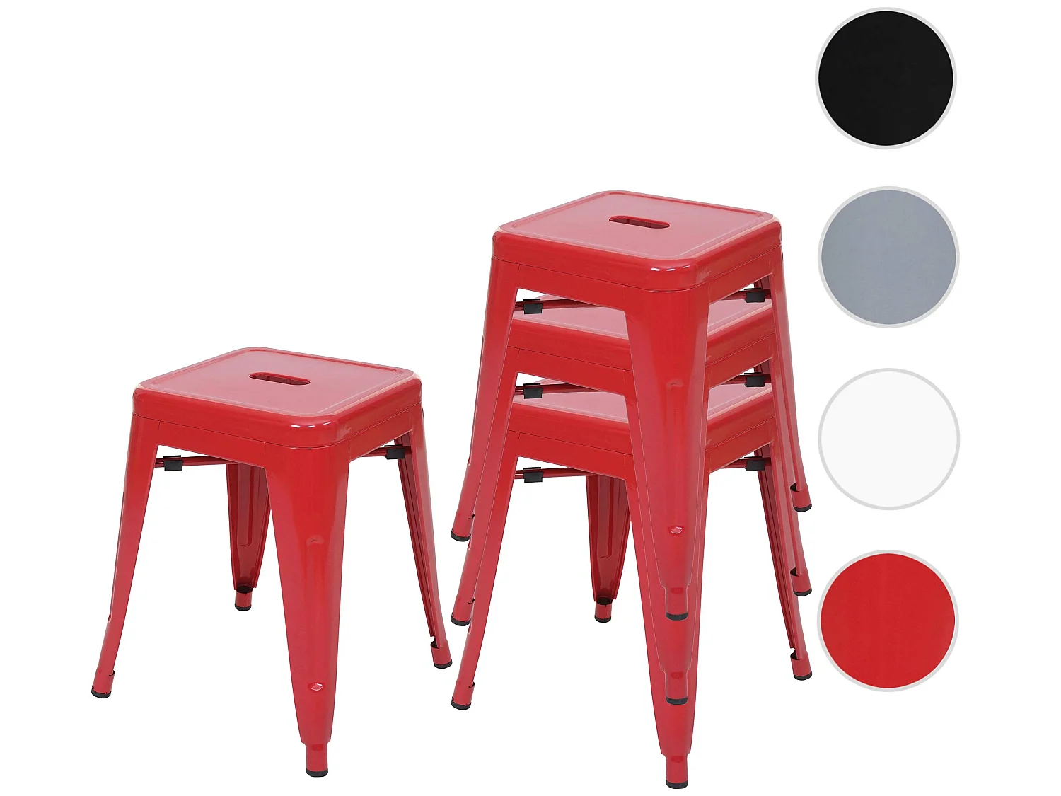 Kruk MCW-A73 (set van 4),  rood