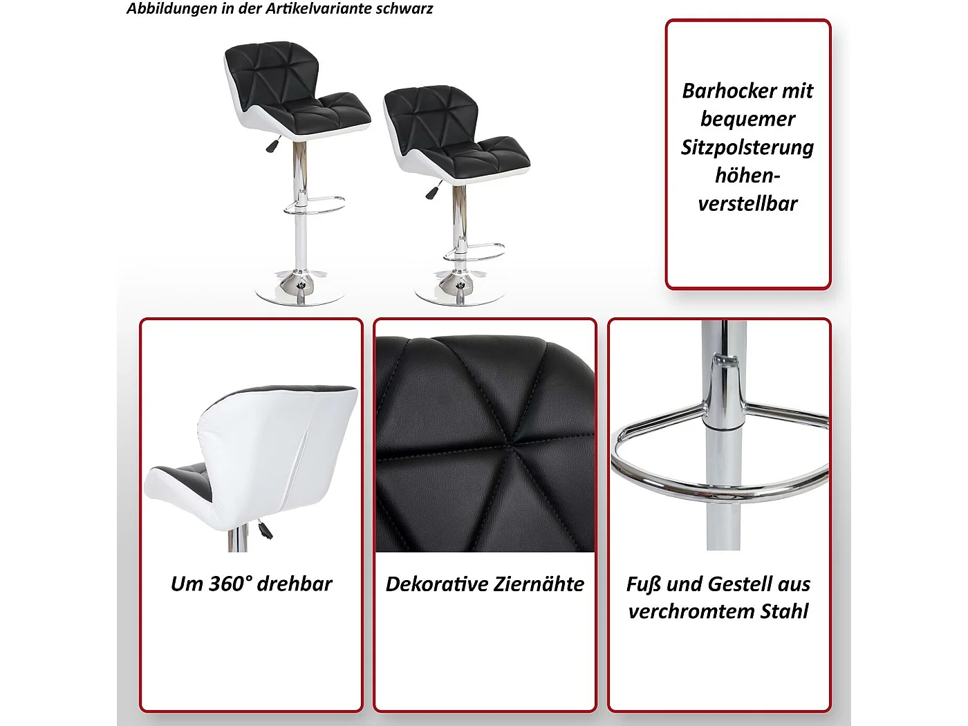 Barkruk MCW-A92 (set van 2),  groen