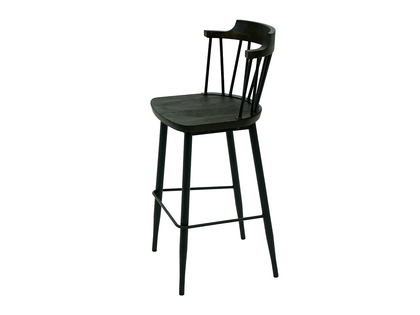 Tabouret de bar MCW-G69b (lot de 2),  anthracite